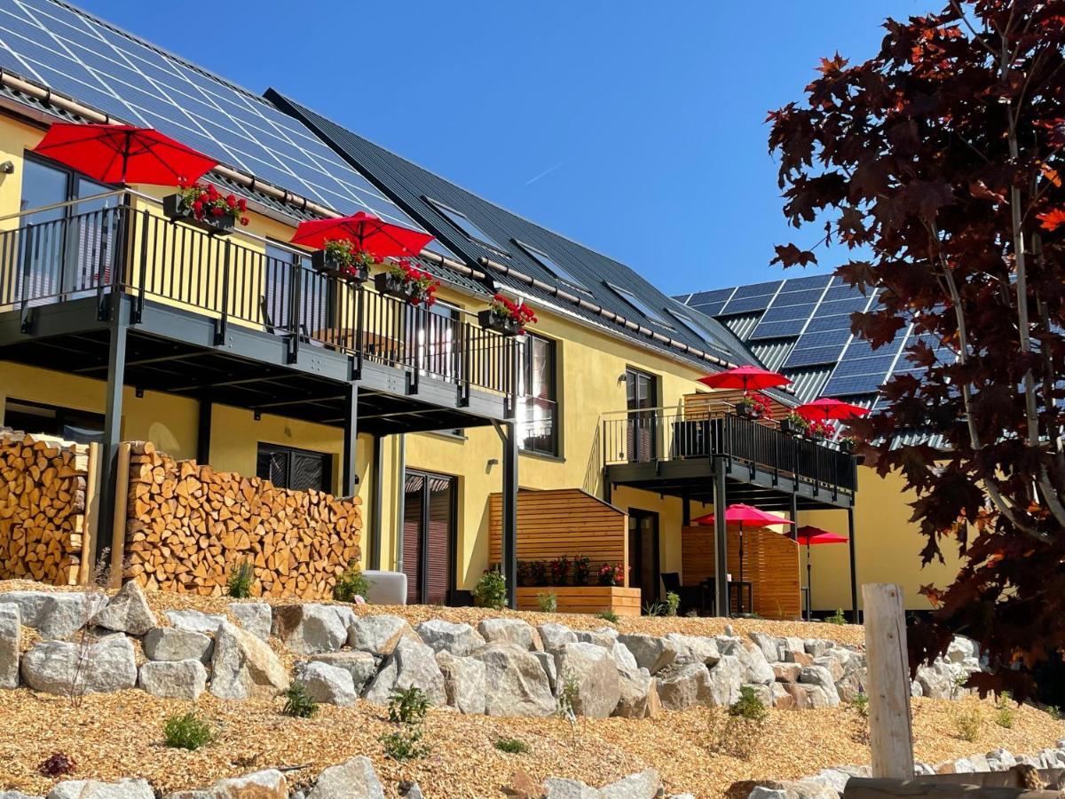 Chalet-Ferienwohnung Giebeltraum, 115 Qm, Wellness/Fitness/Sauna - Bergroedelhof Feilitzsch Экстерьер фото