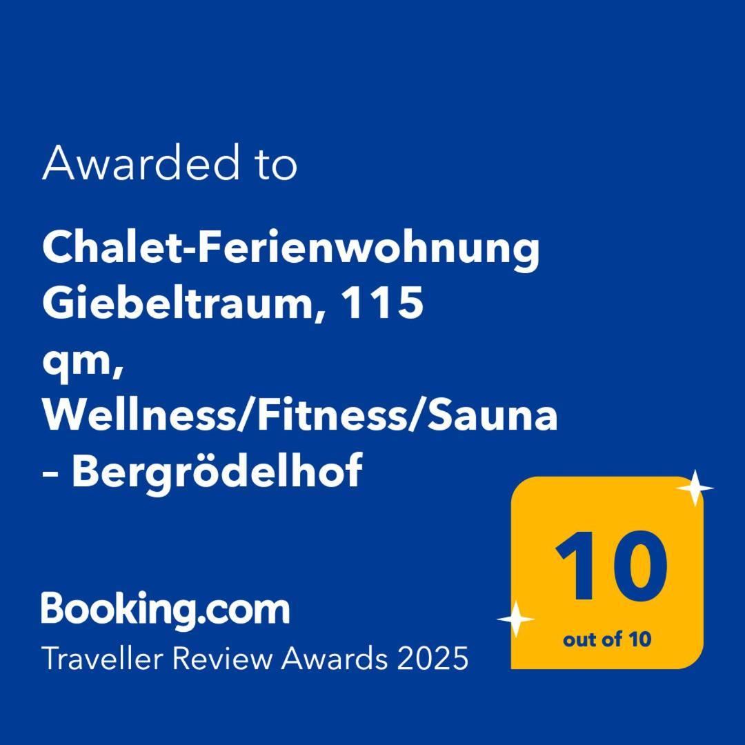 Chalet-Ferienwohnung Giebeltraum, 115 Qm, Wellness/Fitness/Sauna - Bergroedelhof Feilitzsch Экстерьер фото
